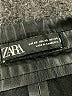 Zara 100% Polyester Metallic Black Shorts Size XS - photo 3