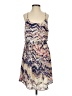 Paper Crown 100% Polyester Print Ivory Casual Dress Size S (petite) - photo 1