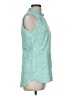 Jack Wolfskin Paisley Teal Sleeveless Button-Down Shirt Size M - photo 4