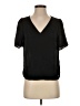 Express Outlet Black Short Sleeve Blouse Size XXS - photo 1