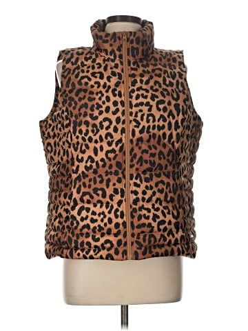 Lands' End Faux Fur Vest (view 1)