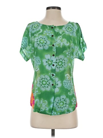 Vanessa Virginia Short Sleeve Silk Top (view 1)