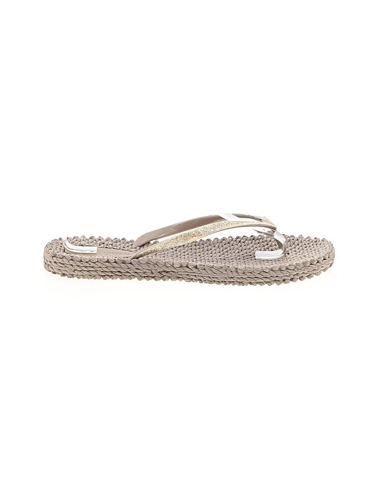 Pre-owned Ilse Jacobsen Flip Flops In Silver