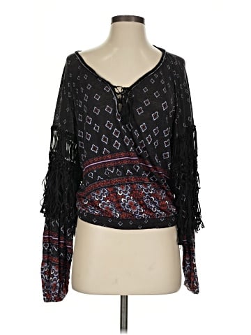 Free People 3/4 Sleeve Blouse (view 1)