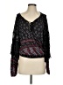 Free People Black 3/4 Sleeve Blouse Size XS - photo 1