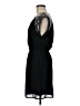 Pixley Solid Black Cocktail Dress Size M - photo 5