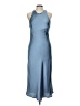 Double Zero 100% Polyester Solid Blue Cocktail Dress Size L - photo 1