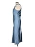 Double Zero 100% Polyester Solid Blue Cocktail Dress Size L - photo 5