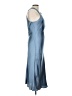 Double Zero 100% Polyester Solid Blue Cocktail Dress Size L - photo 4