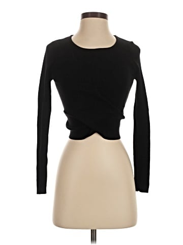 Aqua Long Sleeve Top (view 1)