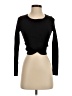 Aqua Black Long Sleeve Top Size S - photo 1