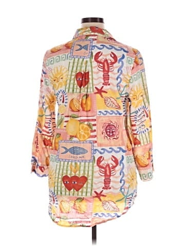 Calypso St. Barth 3/4 Sleeve Button-Down Shirt (view 2)