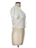 Papermoon 100% Polyester White Short Sleeve Blouse Size L - photo 4