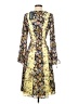 ModCloth 100% Polyester Floral Yellow Cocktail Dress Size 0 - photo 2