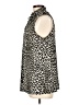 MICHAEL Michael Kors Animal Print Ivory Sleeveless Blouse Size L - photo 5