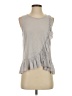 Aqua Gray Sleeveless Blouse Size S - photo 1