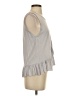Aqua Gray Sleeveless Blouse Size S - photo 4