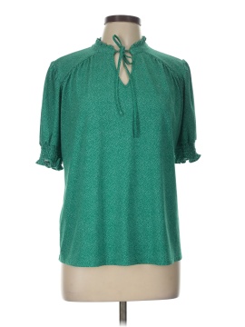Adrianna Papell Short Sleeve Blouse