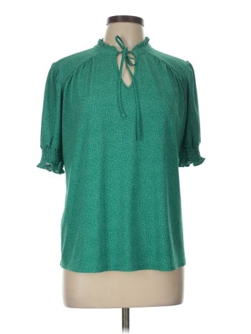 Adrianna Papell Short Sleeve Blouse (view 1)