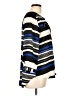 My Michelle Stripes Blue 3/4 Sleeve Blouse Size L - photo 4