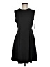 Attention Solid Black Casual Dress Size M - photo 1