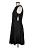 Attention Solid Black Casual Dress Size M - photo 5
