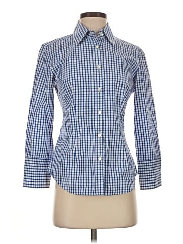 J. McLaughlin 3/4 Sleeve Button-Down Shirt (view 1)