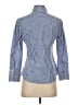 J. McLaughlin Checkered-gingham Blue 3/4 Sleeve Button-Down Shirt Size 2 - photo 2