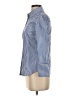 J. McLaughlin Checkered-gingham Blue 3/4 Sleeve Button-Down Shirt Size 2 - photo 5