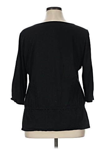 a.n.a. A New Approach 3/4 Sleeve T-Shirt (view 2)