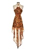 Truth NYC 100% Polyester Paisley Orange Cocktail Dress Size S - photo 2