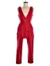 French Connection Solid Red Jumpsuit Size 6 - photo 1