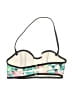 Xhilaration Print Green Swimsuit Top Size S - photo 2