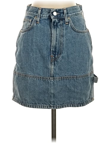 Helmut Lang Denim Skirt (view 1)