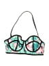 Xhilaration Print Green Swimsuit Top Size S - photo 1