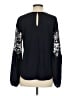 Ann Taylor 100% Polyester Black Long Sleeve Blouse Size XS - photo 2