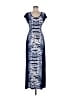 Bailey Blue Graphic Blue Casual Dress Size M - photo 1