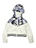 Nike 100% Polyester Floral White Track Jacket Size S (kids) - photo 1