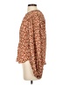 Joie 100% Viscose Floral Orange Long Sleeve Blouse Size S - photo 5