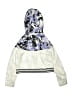 Nike 100% Polyester Floral White Track Jacket Size S (kids) - photo 2