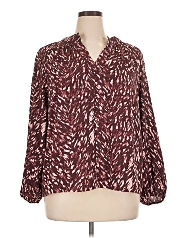 Simply Vera Vera Wang Long Sleeve Blouse (view 1)