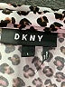 DKNY Animal Print Silver Long Sleeve Blouse Size L - photo 7