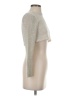 Free People Metallic Tan Turtleneck Sweater Size XS - photo 4