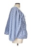 Old Navy Blue 3/4 Sleeve Blouse Size L - photo 4