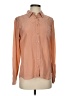 Equipment 100% Silk Orange Long Sleeve Silk Top Size S - photo 1