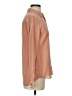 Equipment 100% Silk Orange Long Sleeve Silk Top Size S - photo 4