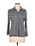 Tory Burch Gray 3/4 Sleeve Button-Down Shirt Size M - photo 1