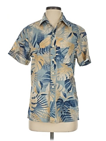 American Eagle Outfitters Short Sleeve Button-Down Shirt (view 1)