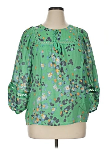 Hope & Harlow 3/4 Sleeve Blouse (view 1)