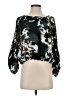 bryn WALKER 100% Viscose Black 3/4 Sleeve Blouse Size XXS - photo 1